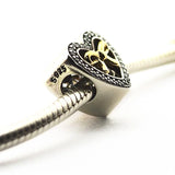 Sterling Silver Love Bow Charms for Bracelets DIY Jewelry Making