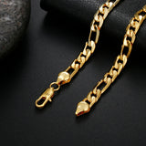 18k 8mm Three Pairs Of One Side Necklace Men And Women