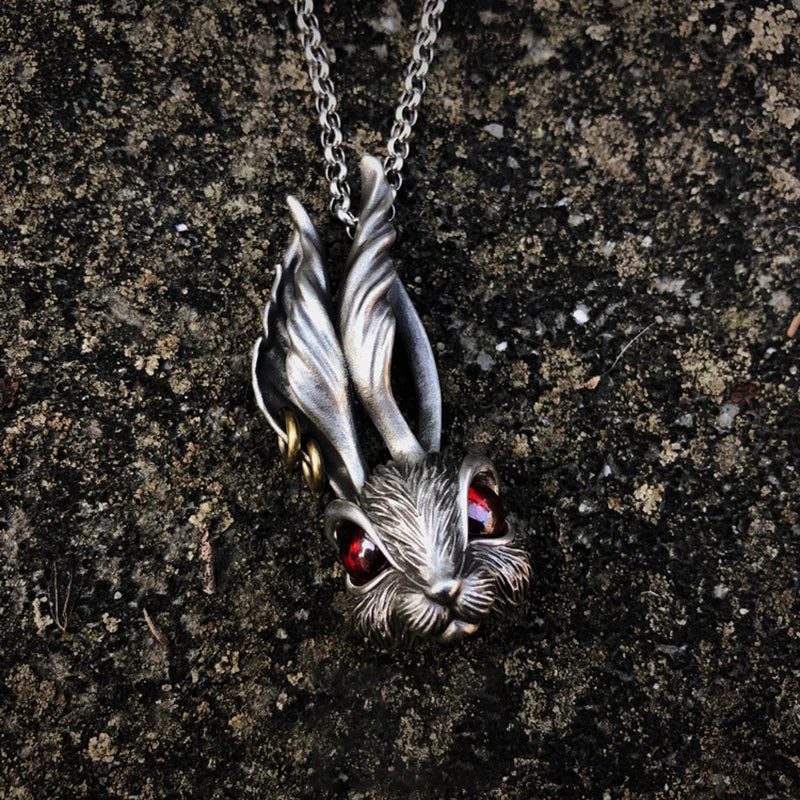 Personalized Rabbit Pendant Necklace Birthday Gift