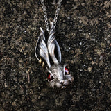 Personalized Rabbit Pendant Necklace Birthday Gift
