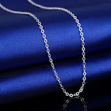 925 Sterling Silver Necklace Women'S Pendant With Chain