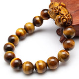 Pixiu Tigerite Bracelet, Tiger's Eye Stone Bead Bracelets