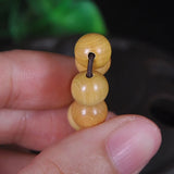 Small Leaf Boxwood 108 Beads Bracelet for Men and Women