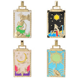 Colorful Tarot Enamel Charms Pendant for DIY Jewelry