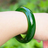 Green Stone Bangles, Quartzite Indian Bracelets