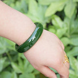 Green Stone Bangles, Quartzite Indian Bracelets