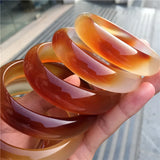 Madagascar Red Chalcedony Agate Bracelet Girl Jade Bracelet