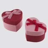 Heart Shaped Mini Bow Figured Decor