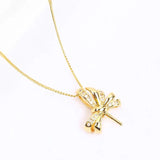 Bow Knot Pendant Mount Base for 10-11mm Pearls