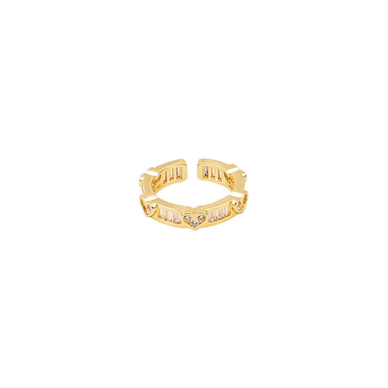 Bow Love Ring Cold Wind Index Ring Retro Open Ring