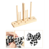 5-in-1 Wooden Bow Maker for Ribbon Crafts DIY Decoration