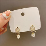 Fashionable Pearl Clip Earrings No Hole Ear Clips