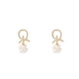 Fashionable Pearl Clip Earrings No Hole Ear Clips