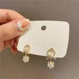 Fashionable Pearl Clip Earrings No Hole Ear Clips