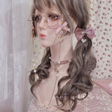Bow Pearl Rhinestone Necklace Mask Chain Glasses Chain Anti-Lost Lanyard