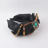 Bow Rhinestone Tiara Baroque Headband for Prom