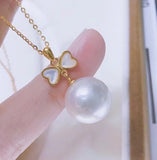 925 Sterling Silver Bow Shape Pendant Mount for Pearls Beads Stones