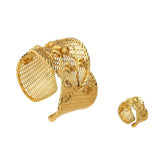 24k BOHEMIA Bow Tie Dubai Bangle African Bracelet
