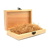 Wood Bow Tie Box Organizer with Lid Lock
