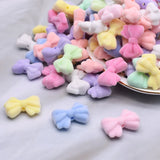 Purple Flocking Acrylic Beads for Jewelry Making