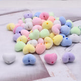 Purple Flocking Acrylic Beads for Jewelry Making