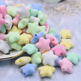 Purple Flocking Acrylic Beads for Jewelry Making