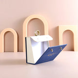 Bow Knot Buckle Box Spot Printing Pastry Candy Jewelry Folding Paper Box