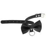 Bow Leather Collar Choker Necklace for Women
