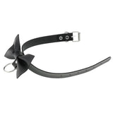 Bow Leather Collar Choker Necklace for Women