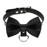 Bow Leather Collar Choker Necklace for Women