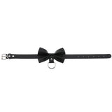 Bow Leather Collar Choker Necklace for Women