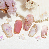Bow-shaped Silicone Mold Nail Art Carving Mold for DIY Nail Art Decoration