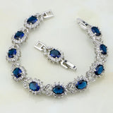 925 Sterling Silver Bracelet with Cubic Zirconia Crystal Charm for Women