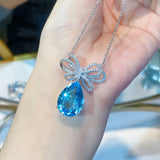 Zircon 925 Silver Chocker Necklace for Women
