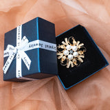 Bowknot Decorative Jewelry Gift Paper Boxes Red Packaging Box Necklace Brooch