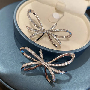 Zircon Metal Wind Butterfly Earrings Gift Vintage Party Jewelry