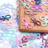 Rainbow Pearl Rhinestones 10x18mm 1000pcs DIY Crafts Wedding Decoration