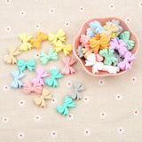 50pcs Bowknot Silicone Teething Beads Baby Teether