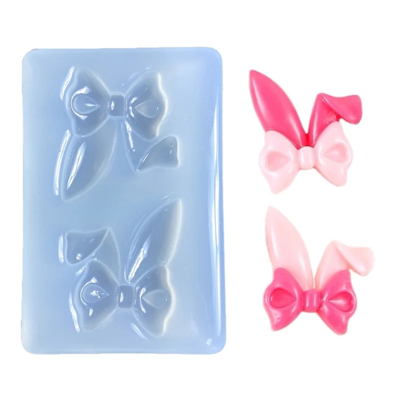 Bowknot Silicone Molds for DIY Resin Epoxy Casting Crafts