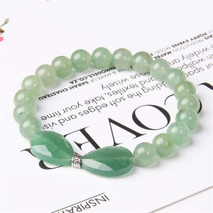Green Aventurine Opal Stone Bead Bracelet Charm Bracelet