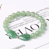Green Aventurine Opal Stone Bead Bracelet Charm Bracelet