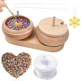 Double Bowl Bead Threading Machine For DIY Craft