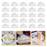 Clear Triangle Single Slice Cake Box Container