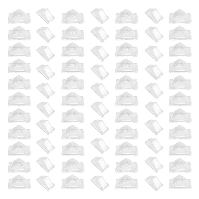 Clear Triangle Single Slice Cake Box Container
