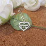 Heart Pendant Necklace Stainless Steel Jewish Jewelry