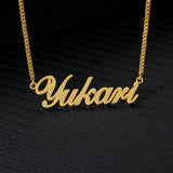 Box Chain Personalized Necklace Nameplate Necklace Name Necklaces