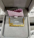 Box Chain Personalized Necklace Nameplate Necklace Name Necklaces