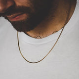 Stainless Steel Box Chains Necklace 2mm 4.5mm 18-24 Inch