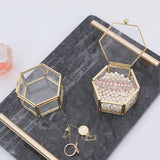 Geometric Dust-proof Bracelets Necklaces Earrings Showcase Storage