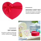 Heart-Shaped Gift Boxes Wedding Storage